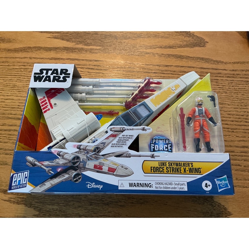 Star Wars Luke Skywalker Force Strike X-Wing Epic Hero Series Hasbro Figure Set